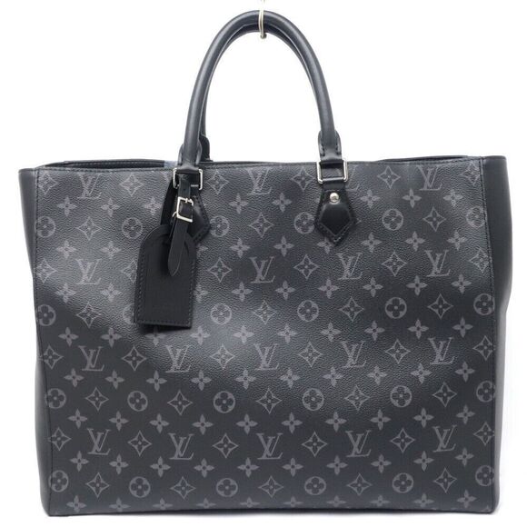 Louis Vuitton Grand Sac RFID Monogram Eclipse Tote Bag - Picture 1 of 9